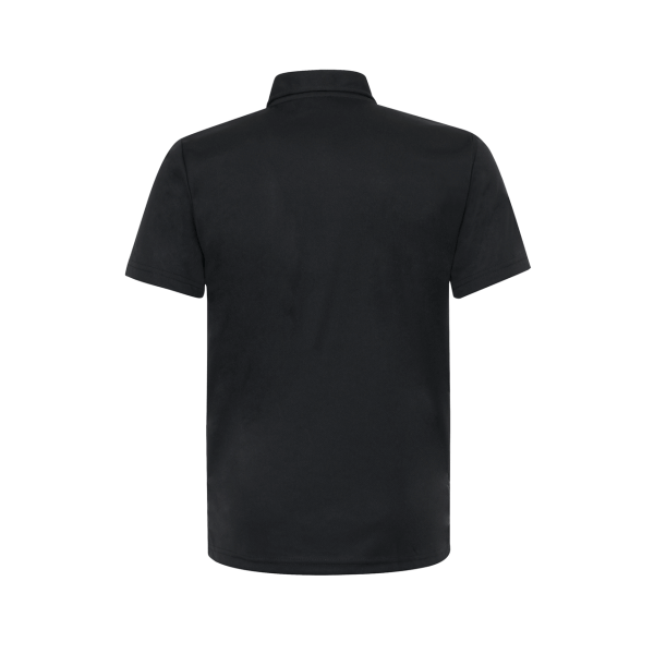 Black P500 Short Sleeve Polo Shirt For Men